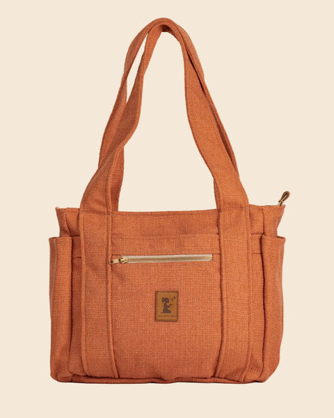 Textured Travel Tote- Sunset