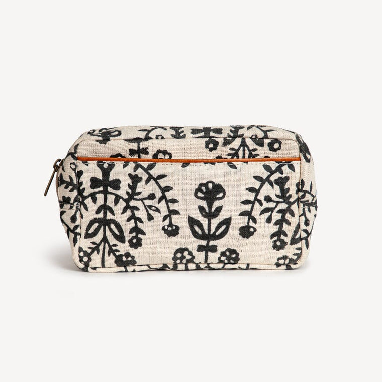 Block Print Belt Bag- Meadow Folk