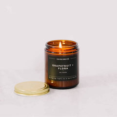 Grapefruit + Flora Soy Candle - Redemption Market
