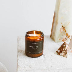 Grapefruit + Flora Soy Candle - Redemption Market