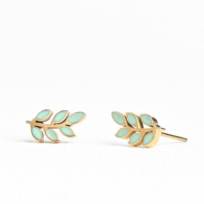 Rowen Mint Stud Earrings