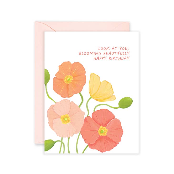 Blooming Beautifully - Birthday Card