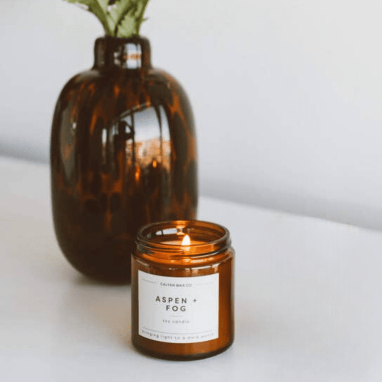 Aspen + Fog Mini Soy Candle
