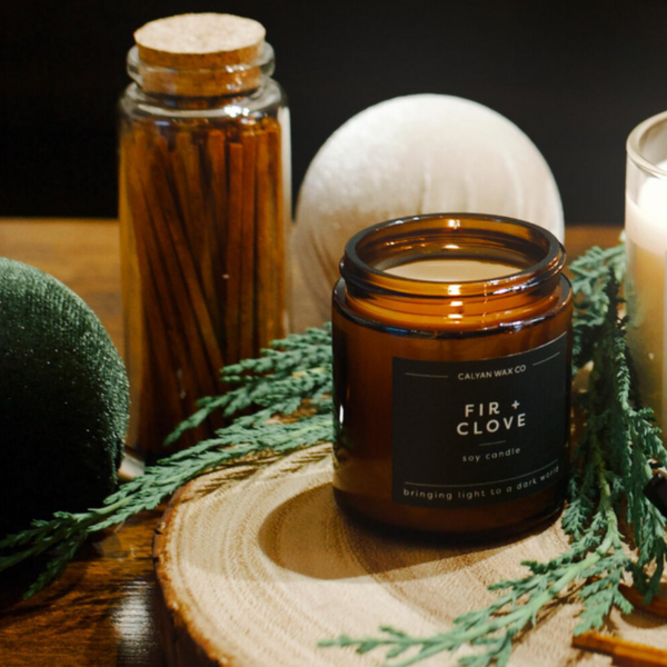 Fir + Clove Mini Soy Candle