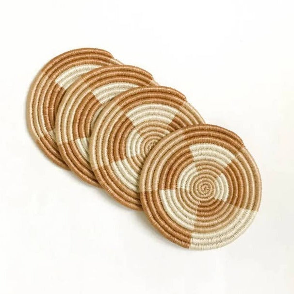 Hand Woven Coasters- Staccato