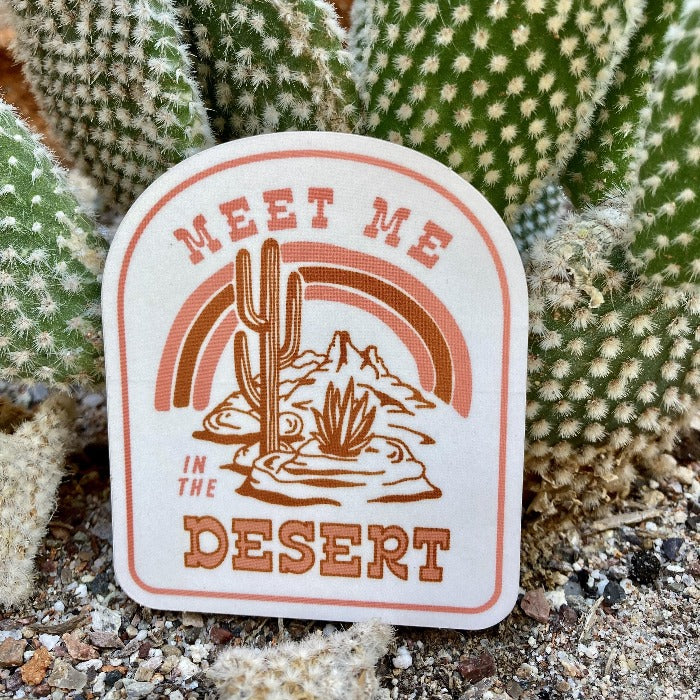 Meet Me in the Desert Vinyl Stickers
