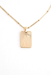 Gold Cactus Pendant Necklace- Redemption Market Exclusive - Redemption Market