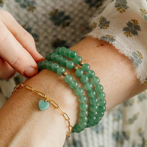 Aventurine Beaded Bracelet