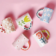 Yellow Blossom Hand-Painted Mug