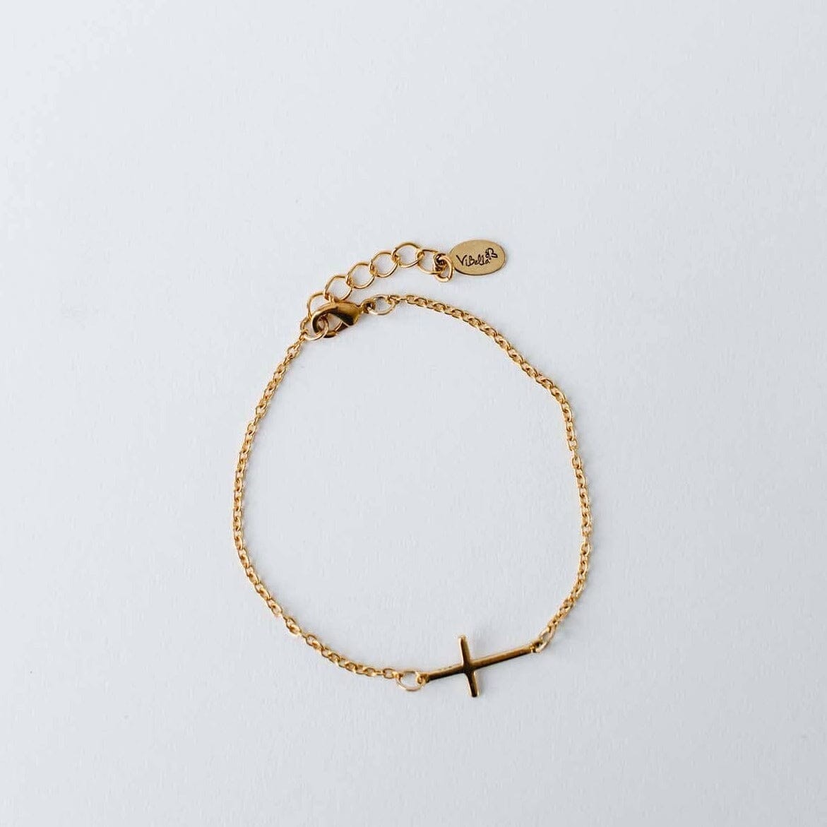 Faith Gold-Plated Cross Bracelet - Redemption Market