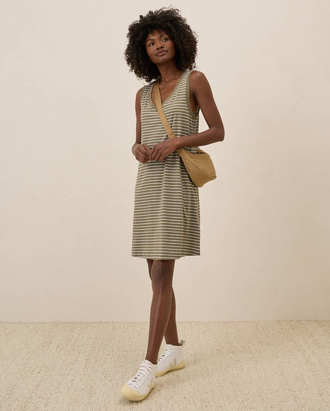 Costa Mesa Stripe Tank Dress