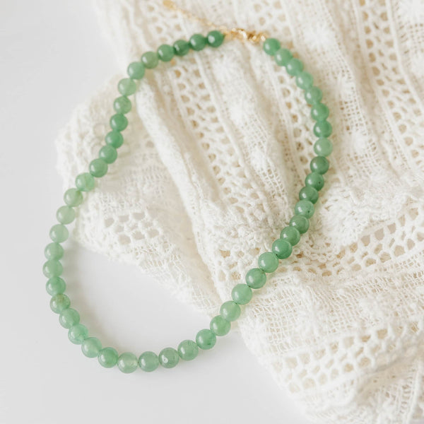 Aventurine Beaded Necklace