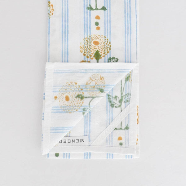 Block Print Tea Towel - Marigold Stripe