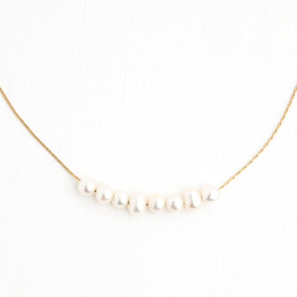 Harmony Pearl Cluster Necklace