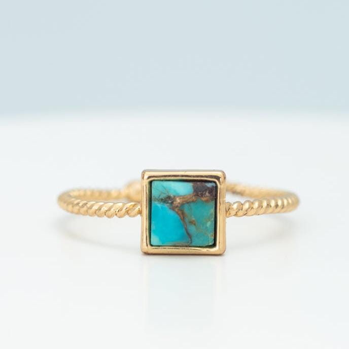 Square Turquoise Ring