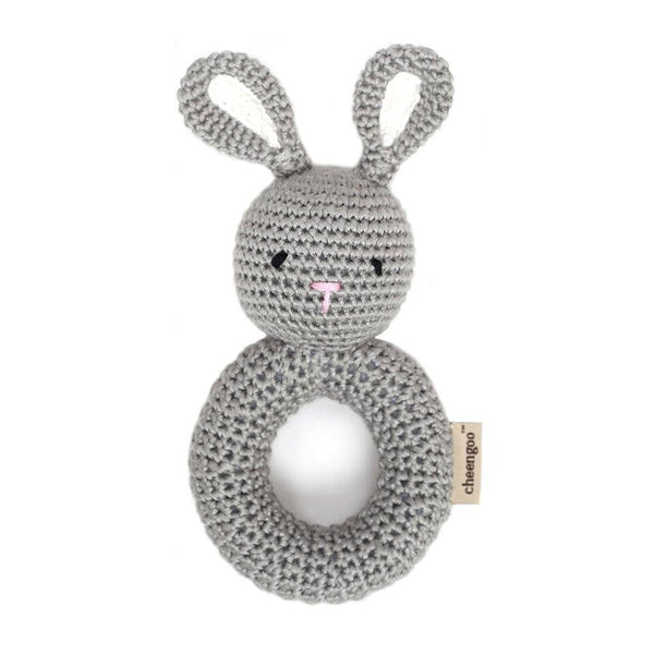 Organic Handmade Bunny Rattle