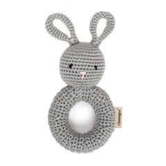 Organic Handmade Bunny Rattle