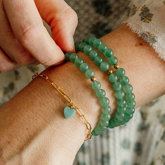 Aventurine Beaded Bracelet