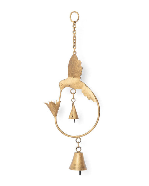 Hummingbird + Lily Wind Chime