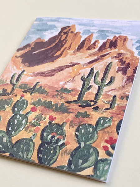 Western Desert Greeting Card