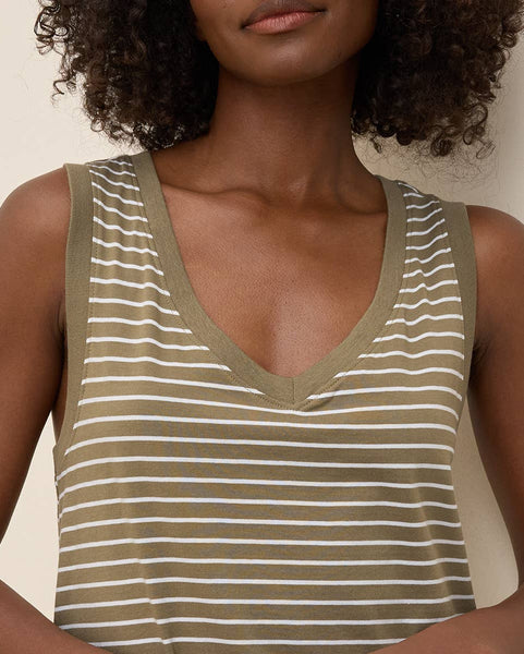 Costa Mesa Stripe Tank Dress