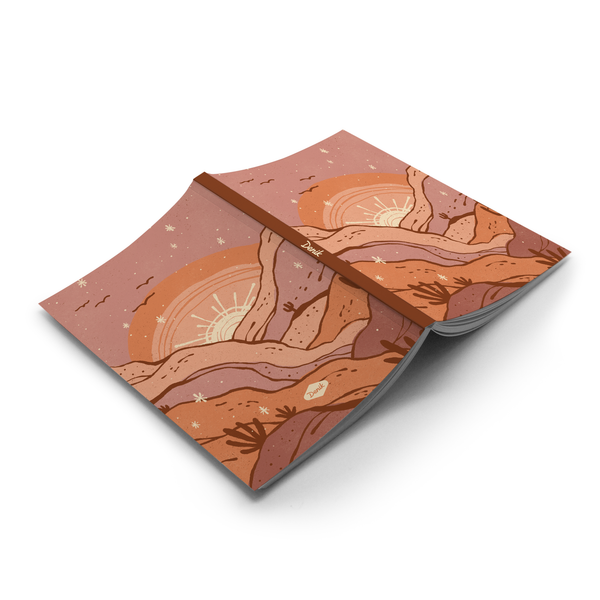 Desert Sunset Layflat Notebook