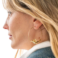 Wren Lightweight Hoop Earrings