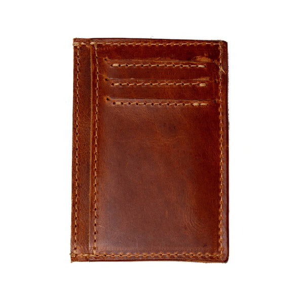 Card Holder Wallet in Cognac