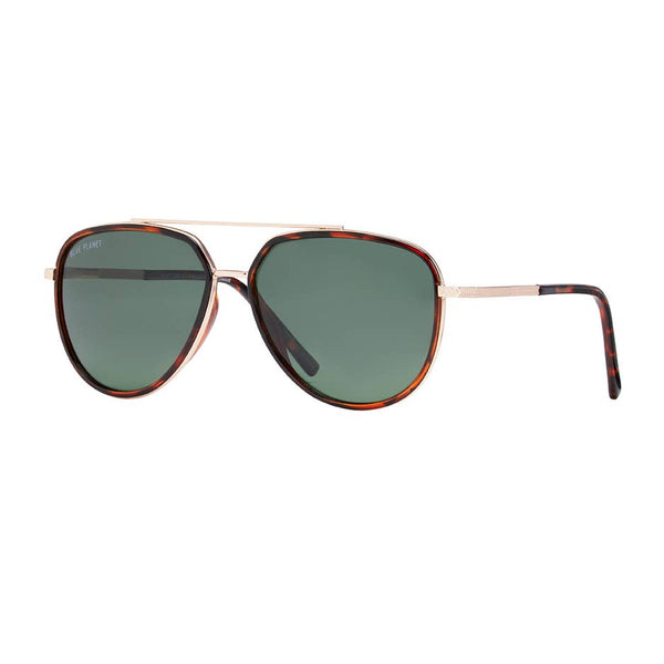 Matte Gold + Tortoise Polarized Sunglasses