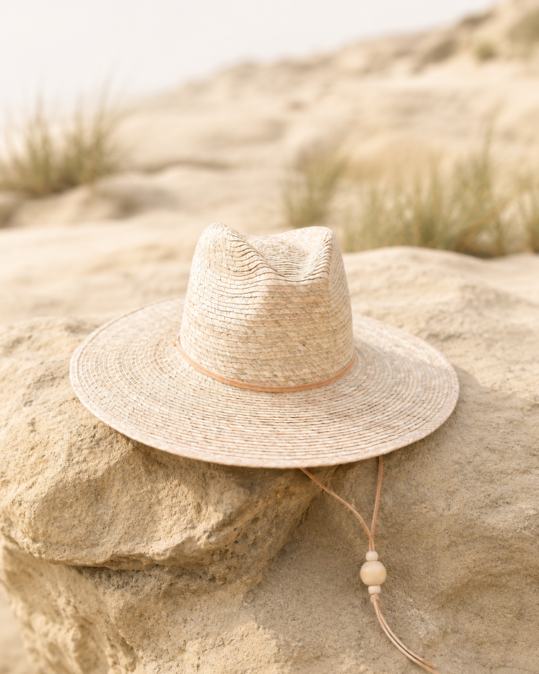 La Playa Woven Fedora- Suede Cord