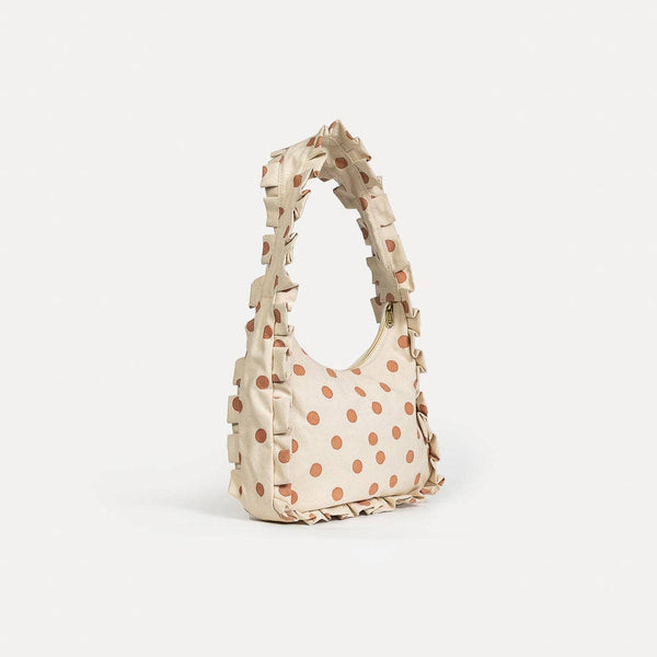 Momo Shoulder Bag - Clay Dot