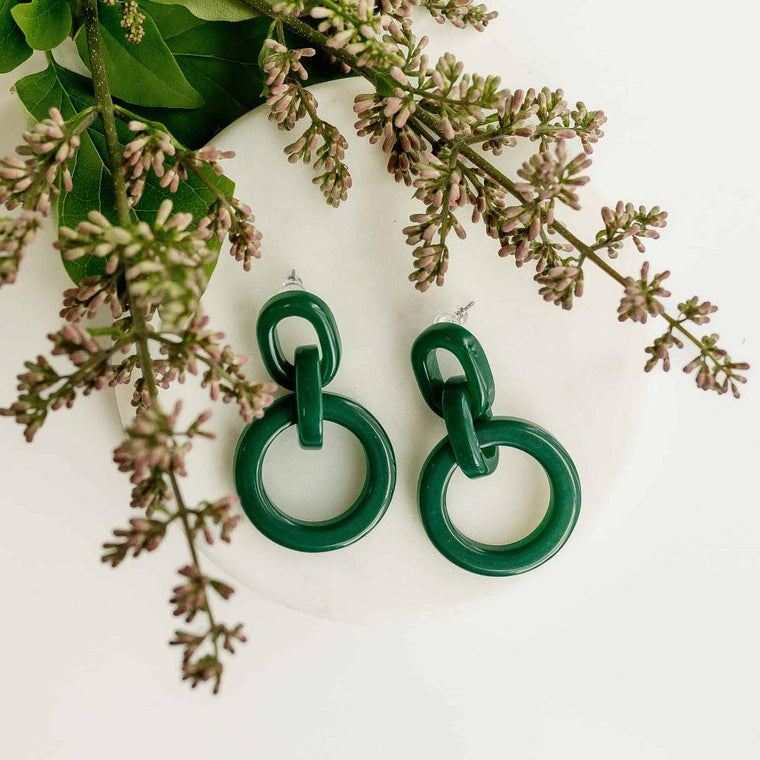 Green Hali Earrings