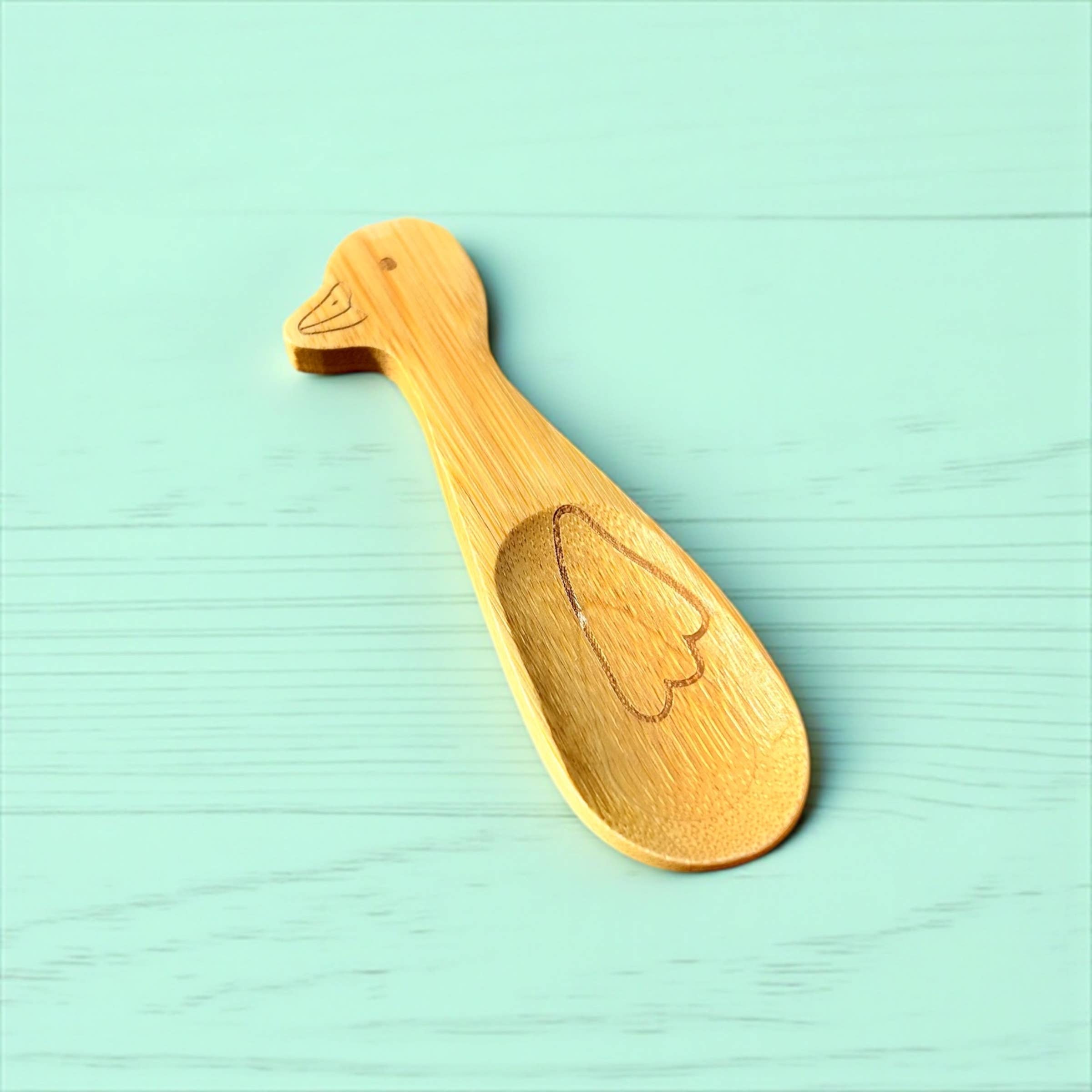 Bamboo Animal Utensil- Duck Spoon