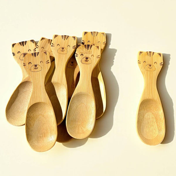 Bamboo Animal Utensil- Tiger Spoon