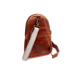 Sling Crossbody Backpack in Cinnamon