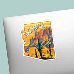 Arizona Desert Vinyl Sticker