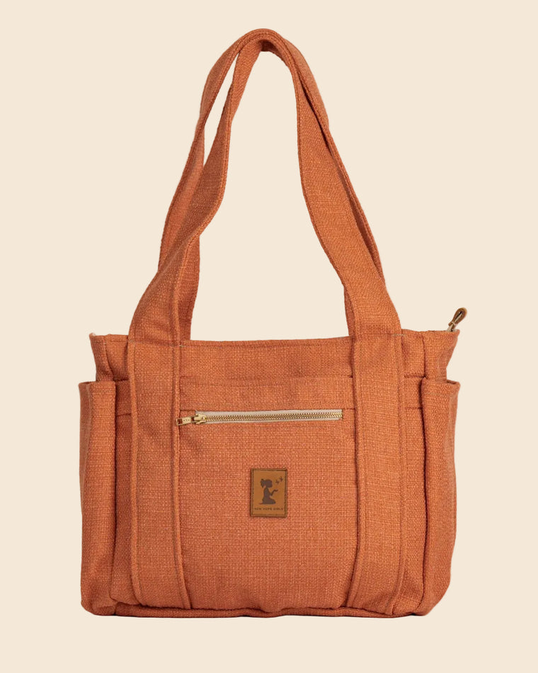 Textured Travel Tote- Sunset