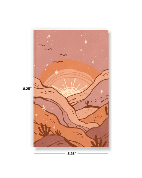 Desert Sunset Layflat Notebook