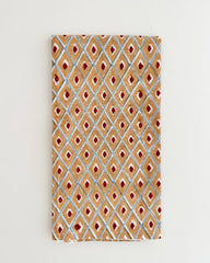 Block Print Tea Towel - Chai Ikat