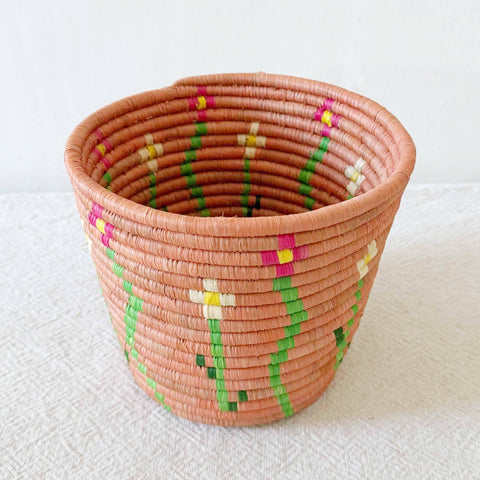 Floral Storage Plant Basket: Nsindo