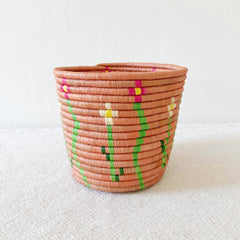 Floral Storage Plant Basket: Nsindo