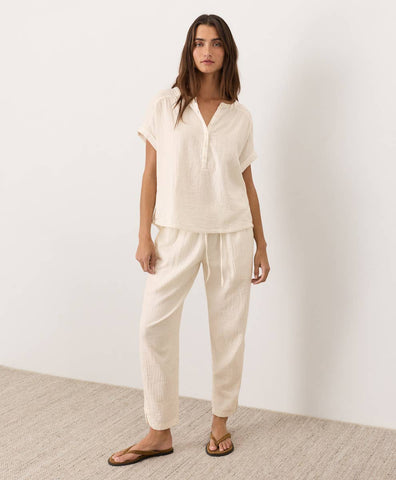 Coastal Organic Tapered Pull-On Pant
