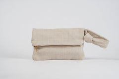 Summer Resort Clutch- Cream