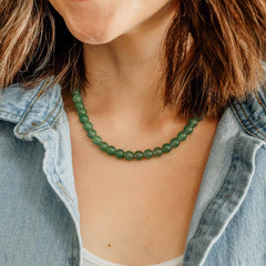 Aventurine Beaded Necklace