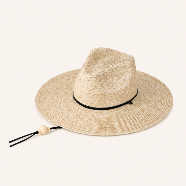 La Playa Woven Fedora- Suede Cord