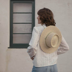 Handwoven Straw Sunhat