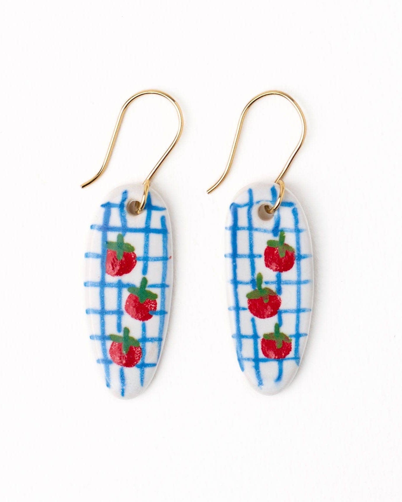 Tomatoes  Ceramic Earrings- LAST CHANCE!