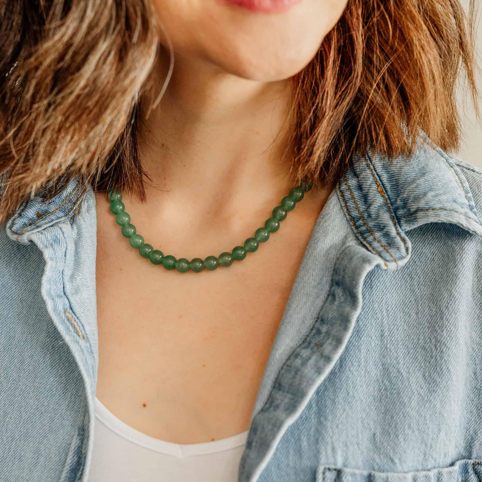 Aventurine Beaded Necklace