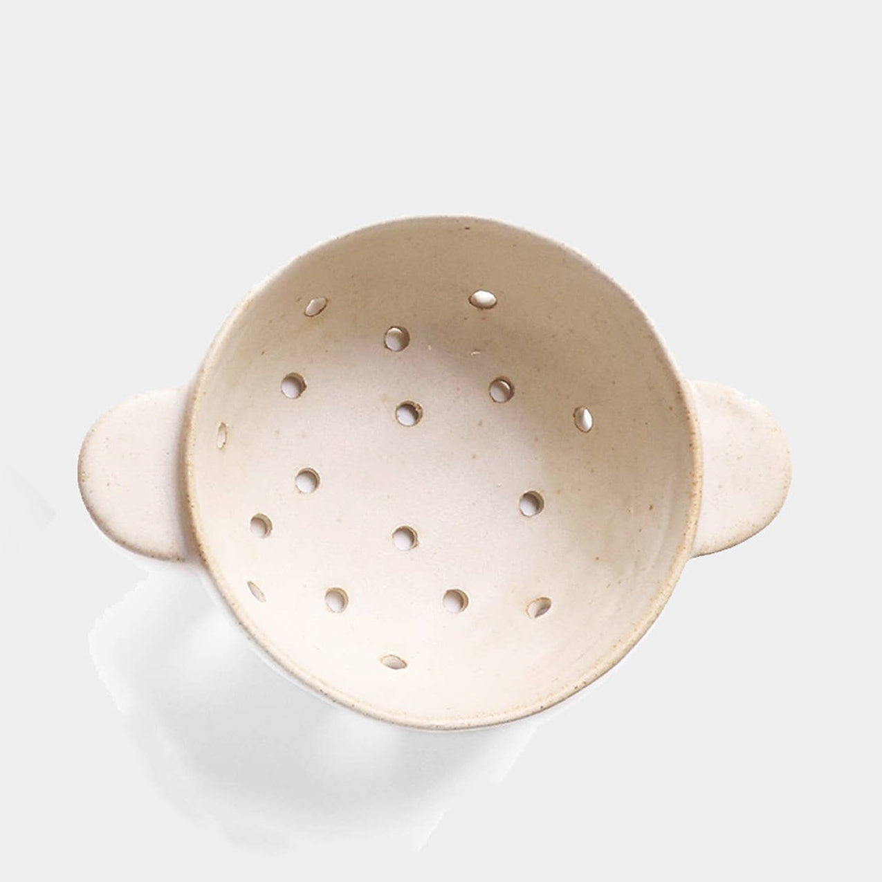 Stoneware Berry Bowl-Beige