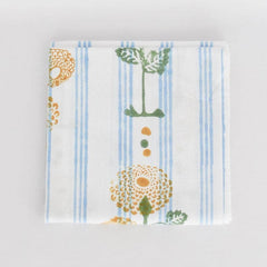Block Print Tea Towel - Marigold Stripe